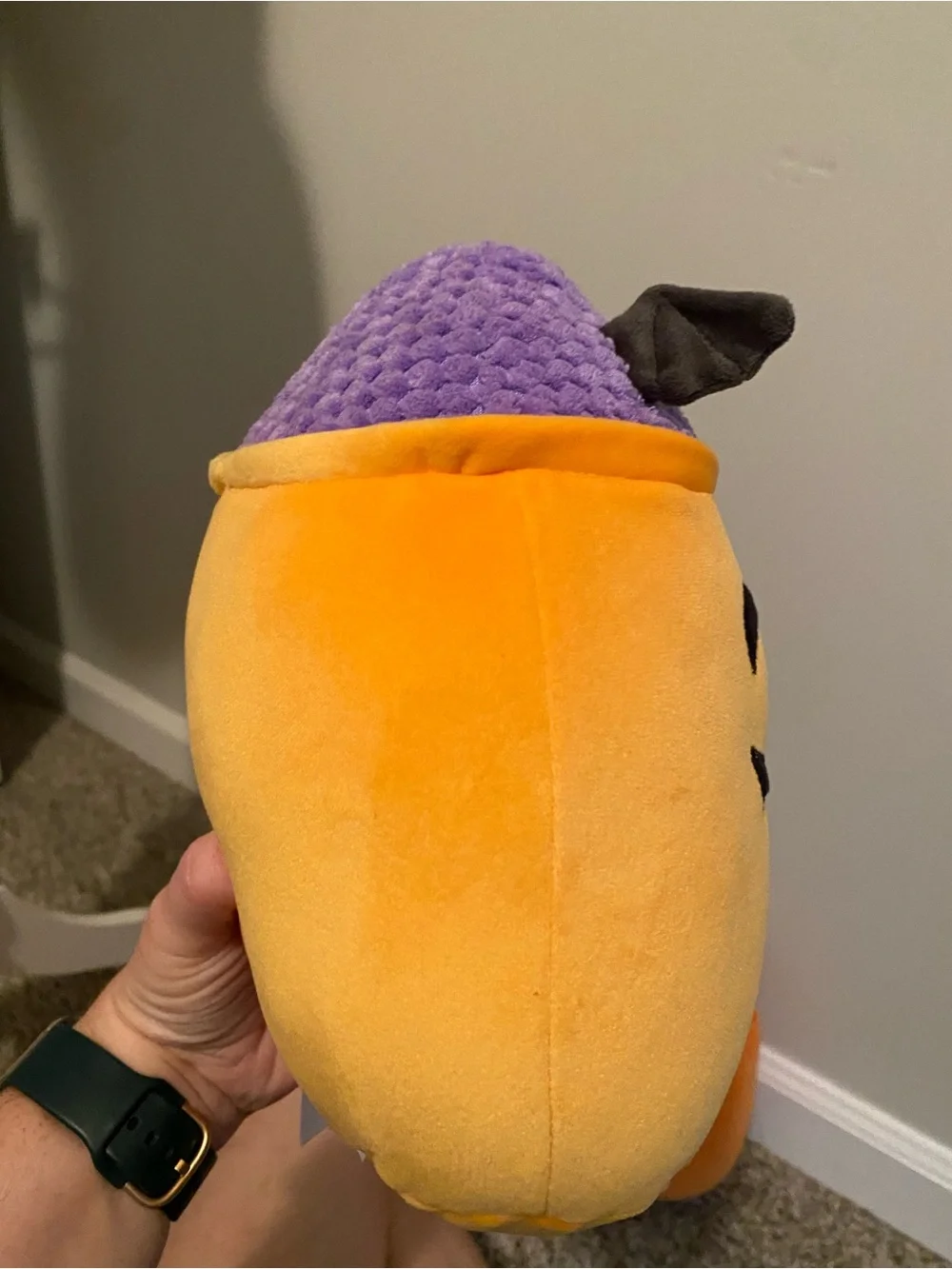 Halloween Squishmallow Bundle & Kids Orange Pumpkin Feather Trim Purse Bundle